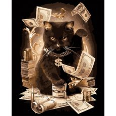 Картина по номерам Состоятельный кот, Art Craft (40х50 см)